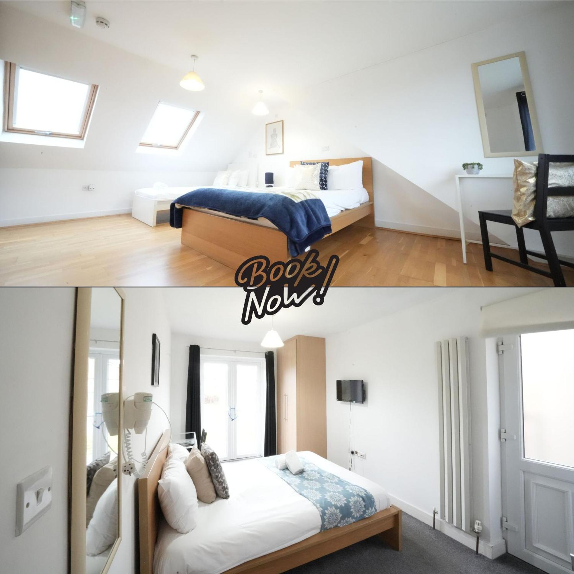 The Great Airport Place-Private Bedrooms With Private Bathroom-1 Bus To Heathrow Airport-5 Minutes By Car- Helpful Advice From Our Team 哈姆斯沃思 外观 照片